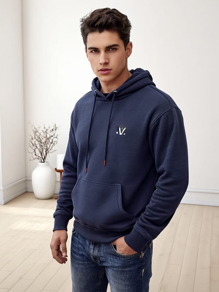 Midnight Navy Essential Pullover Hoodie