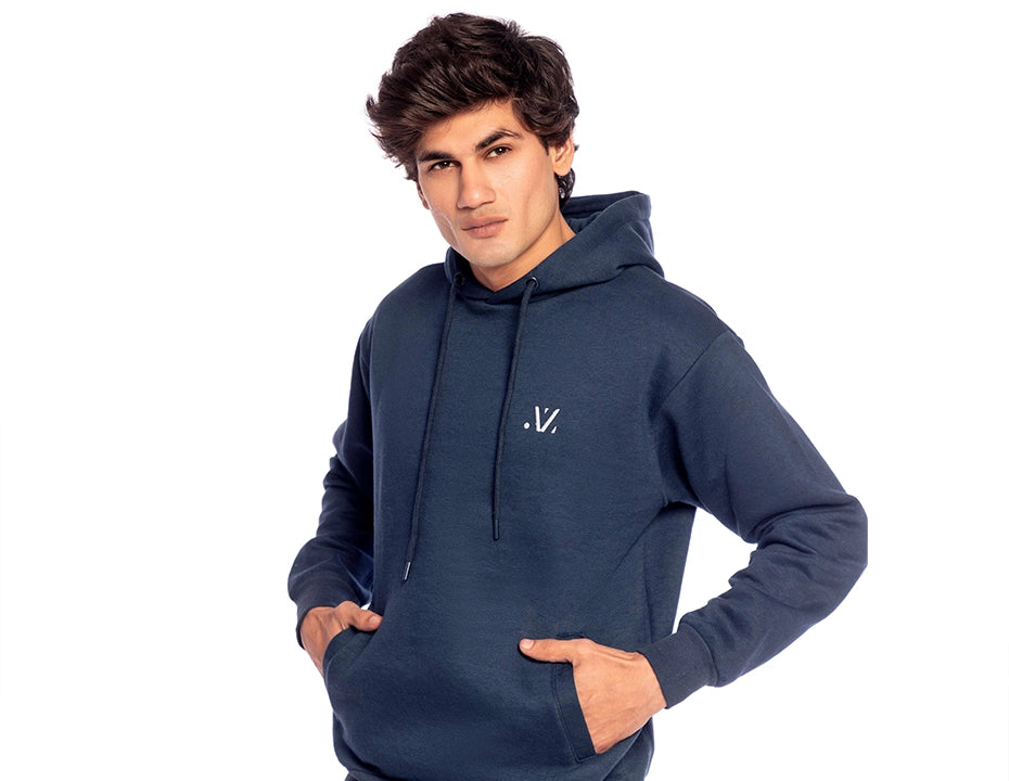 Midnight Navy Essential Pullover Hoodie