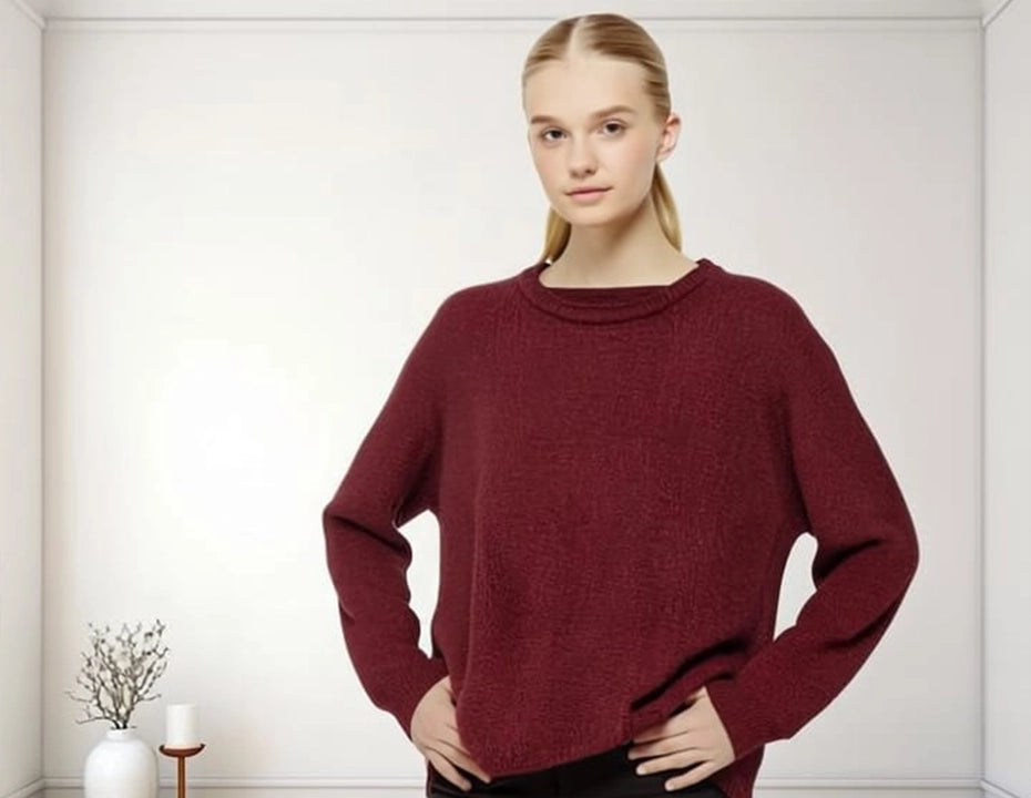 Burgundi Sleeves Unisex Shirt