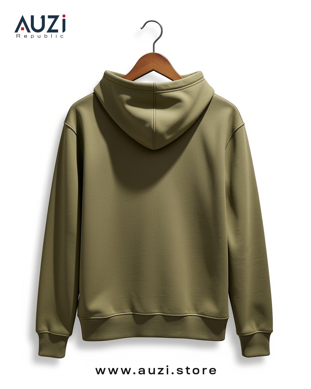 Olive Green Essential Pullover Hoodie