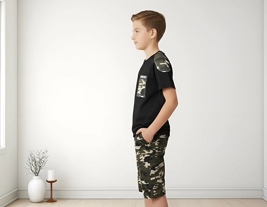 Kids GREEN CEMO Tracksuit