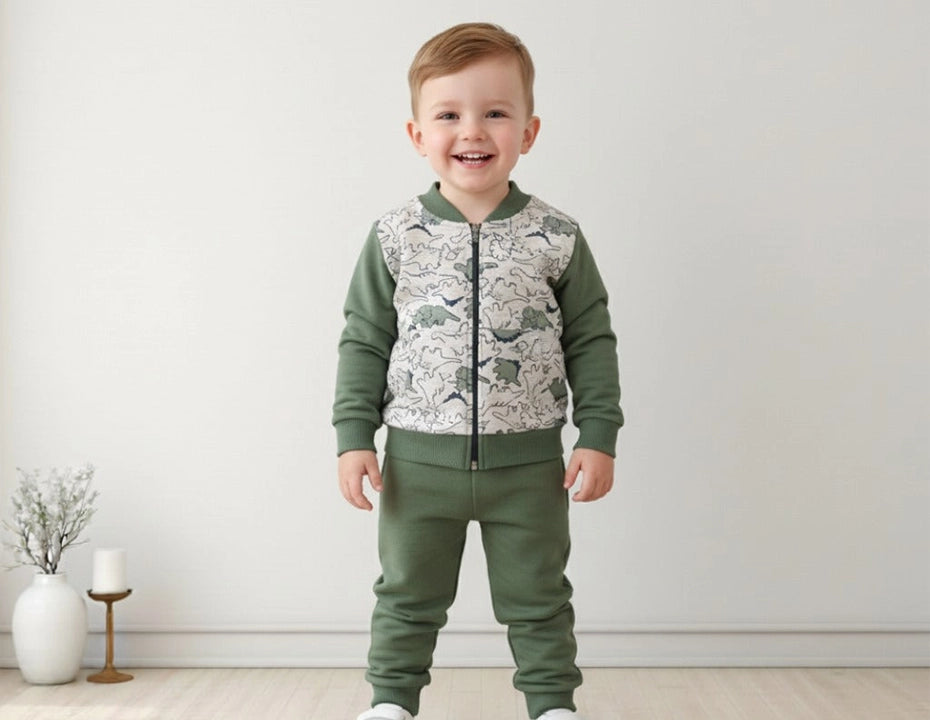 Kids Green Tracksuit