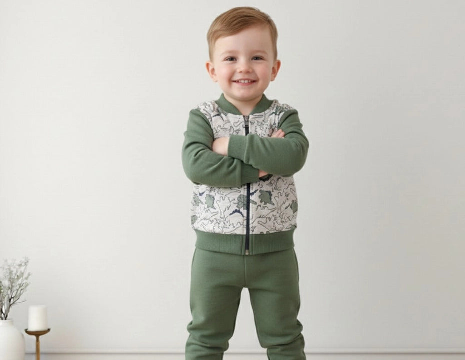 Kids Green Tracksuit