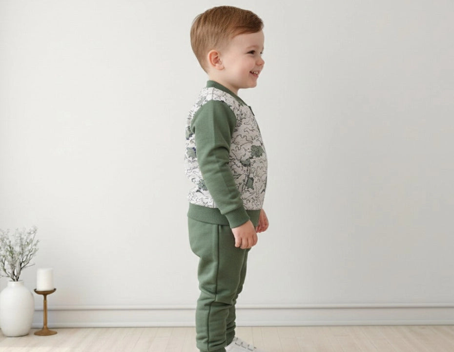 Kids Green Tracksuit