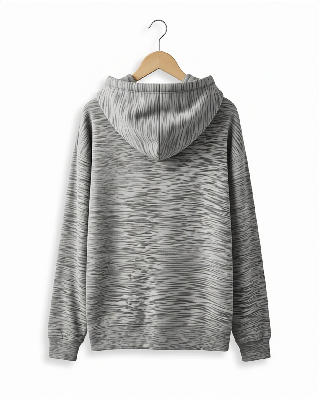 Heather Oatmeal Textured  Unisex Hoodie