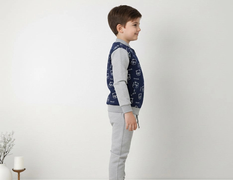 Kids Grey Tracksuit