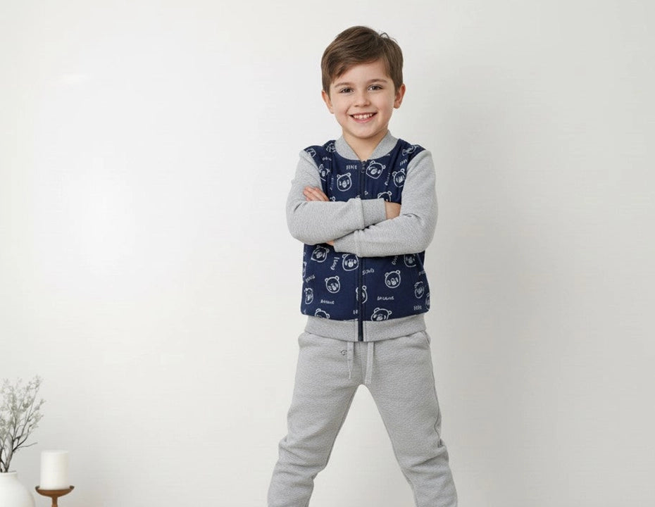 Kids Grey Tracksuit