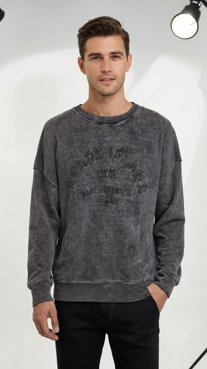 Dark Grey Vintage Sweatshirt
