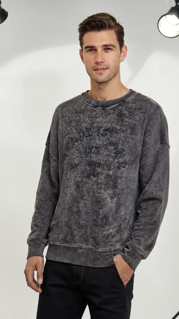 Dark Grey Vintage Sweatshirt
