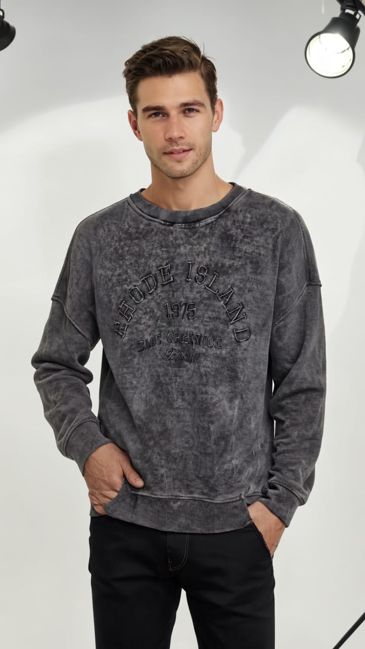 Dark Grey Vintage Sweatshirt