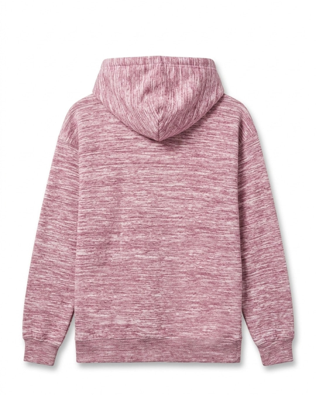 Heather Burgundy Textured Hoodie