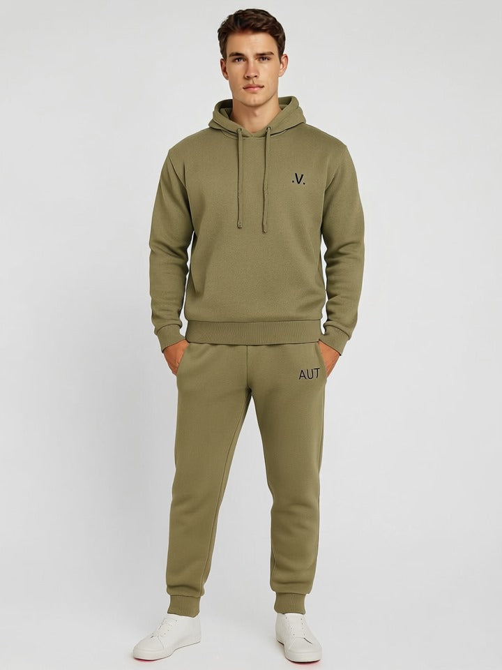 Olive Green Essential Pullover Hoodie