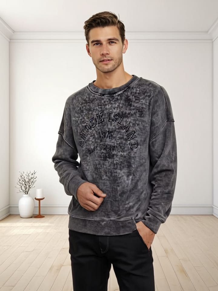 Dark Grey Vintage Sweatshirt
